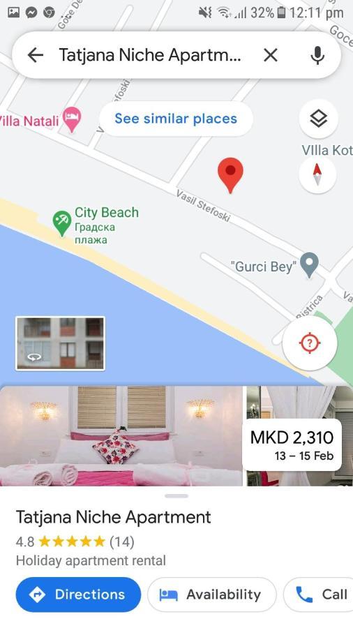 Tatjana Niche Apartman Охрид Екстер'єр фото